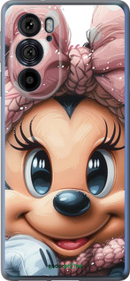 Силиконовый чехол Минни Маус с бантиком для Motorola Edge 30 Pro - 6055u-2826 изображение 