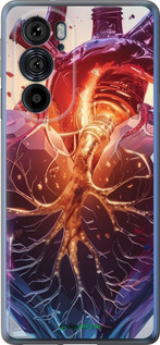 Силиконовый чехол Crystal Heart для Motorola Edge 30 Pro - 6070u-2826 изображение 