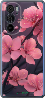 Силиконовый чехол 'Пурпурная сакура' для Motorola Edge 30 Pro изображение 8