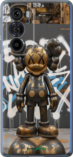 Силиконовый чехол Bronze kaws v3 для Motorola Edge 30 Pro - 6099u-2826 изображение 