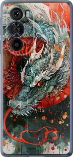 Силиконовый чехол Стихия огня для Motorola Edge 30 Pro - 6101u-2826 изображение 