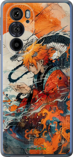 Силиконовый чехол Зеницу Агацума для Motorola Edge 30 Pro - 6114u-2826 изображение 