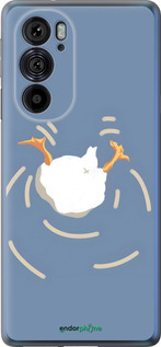 Силиконовый чехол Гусь ныряет для Motorola Edge 30 Pro - 6275u-2826 изображение 