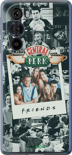 Силиконовый чехол Друзья для Motorola Edge 30 Pro - 6276u-2826 изображение 