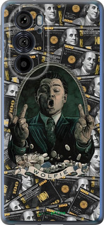 Силиконовый чехол Волк с валл стрит для Motorola Edge 30 Pro - 6287u-2826 изображение 