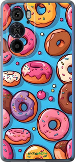 Силиконовый чехол Пончики для Motorola Edge 30 Pro - 6318u-2826 изображение 