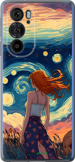 Силіконовий чехол Дівчина Арт для Motorola Edge 30 Pro - 6325u-2826 изображение 