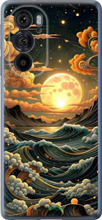 Силиконовый чехол Арт волны для Motorola Edge 30 Pro - 6332u-2826 изображение 