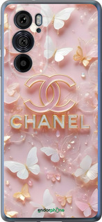 Силиконовый чехол Шанель для Motorola Edge 30 Pro - 6366u-2826 изображение 