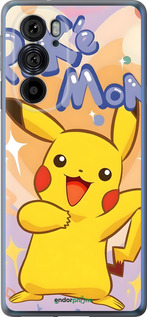 Силиконовый чехол Пикачу для Motorola Edge 30 Pro - 6383u-2826 изображение 