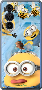 Силиконовый чехол Миньоны для Motorola Edge 30 Pro - 6386u-2826 изображение 