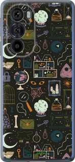 Силиконовый чехол Колдовской принт для Motorola Edge 30 Pro - 6425u-2826 изображение 