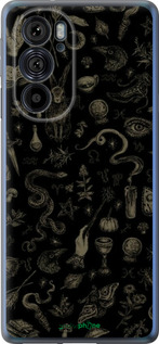 Силиконовый чехол Мистический коллаж с травами и магическими символами для Motorola Edge 30 Pro - 6428u-2826 изображение 