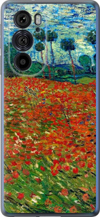 Силиконовый чехол Винсент Ван Гог-Маковое поле для Motorola Edge 30 Pro - 6466u-2826 изображение 