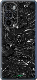Силиконовый чехол Воронья ярость для Motorola Edge 30 Pro - 6474u-2826 изображение 