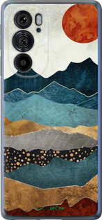 Силиконовый чехол Янтарный закат для Motorola Edge 30 Pro - 6475u-2826 изображение 