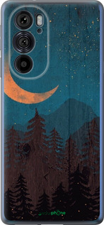 Силиконовый чехол Звездный лес для Motorola Edge 30 Pro - 6480u-2826 изображение 