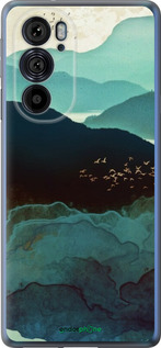Силиконовый чехол С изображением гор Индиго для Motorola Edge 30 Pro - 6484u-2826 изображение 