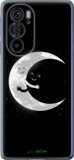 Силиконовый чехол Лунные объятия для Motorola Edge 30 Pro - 6508u-2826 изображение 