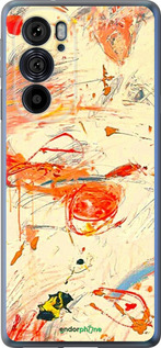 Силиконовый чехол Динамичная картина с хаотичными мазками для Motorola Edge 30 Pro - 6540u-2826 изображение 