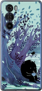 Силиконовый чехол Арт принт Тихое место чая для Motorola Edge 30 Pro - 6544u-2826 изображение 