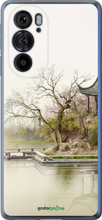 Силиконовый чехол Японский пейзаж для Motorola Edge 30 Pro - 776u-2826 изображение 
