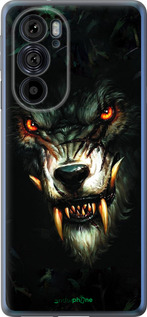 Силиконовый чехол Дьявольский волк для Motorola Edge 30 Pro - 833u-2826 изображение 