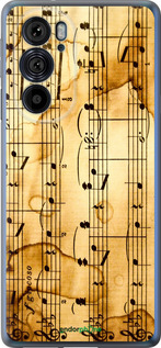 Силиконовый чехол Ноты для Motorola Edge 30 Pro - 905u-2826 изображение 