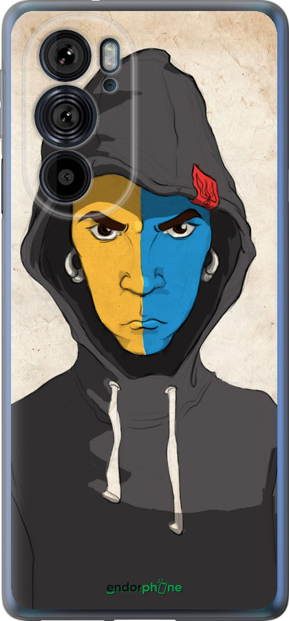 Силиконовый чехол Злой подросток для Motorola Edge 30 Pro - 1053u-2826 изображение 