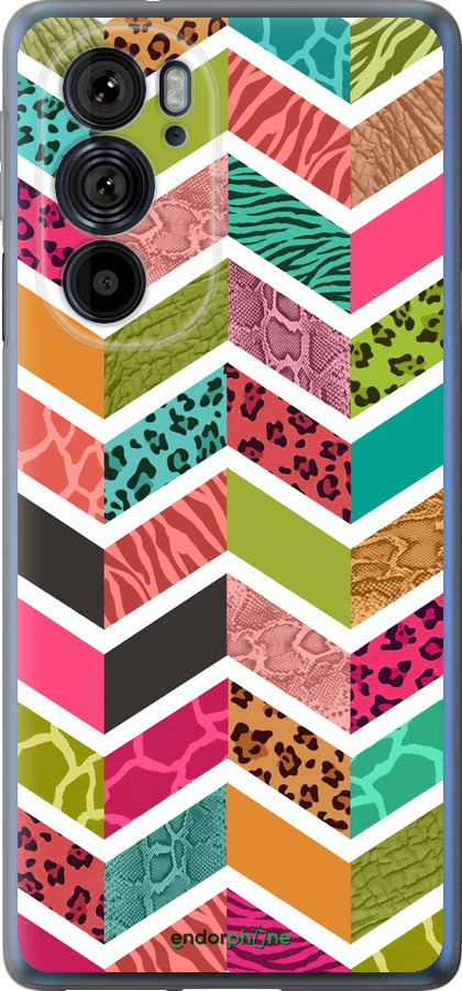 Силиконовый чехол Шеврон v3 для Motorola Edge 30 Pro - 1058u-2826 изображение 