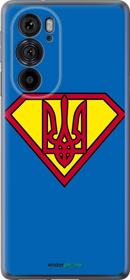 Силиконовый чехол Супер Тризуб для Motorola Edge 30 Pro - 1164u-2826 изображение 