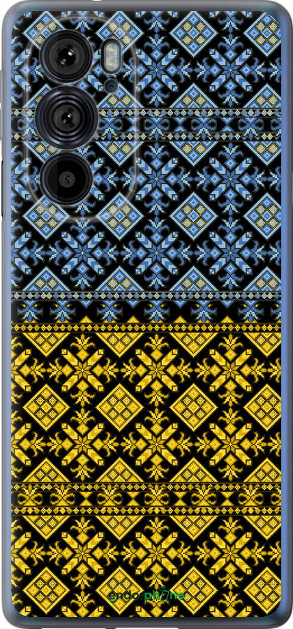 Силіконовий чехол Жовто-блакитна вишиванка для Motorola Edge 30 Pro - 1169u-2826 изображение 