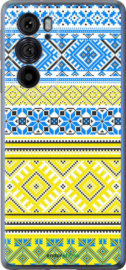 Силіконовий чехол Вишиванка 40 для Motorola Edge 30 Pro - 1174u-2826 изображение 