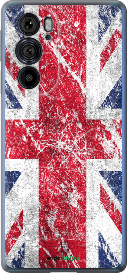 Силиконовый чехол Флаг Великобритании 1 для Motorola Edge 30 Pro - 386u-2826 изображение 