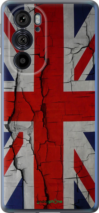 Силиконовый чехол Флаг Великобритании 2 для Motorola Edge 30 Pro - 387u-2826 изображение 