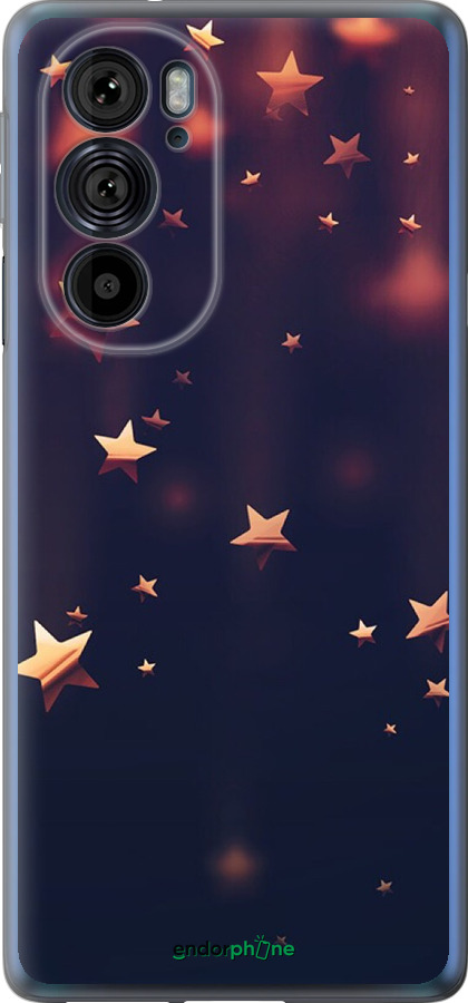 Силиконовый чехол Падающие звезды для Motorola Edge 30 Pro - 3974u-2826 изображение 
