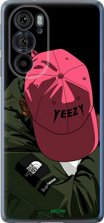 Силіконовий чехол logo de yeezy для Motorola Edge 30 Pro - 3995u-2826 изображение 