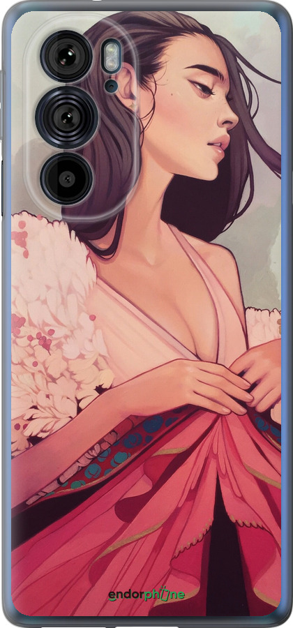 Силиконовый чехол Kelsey Beckett для Motorola Edge 30 Pro - 4034u-2826 изображение 