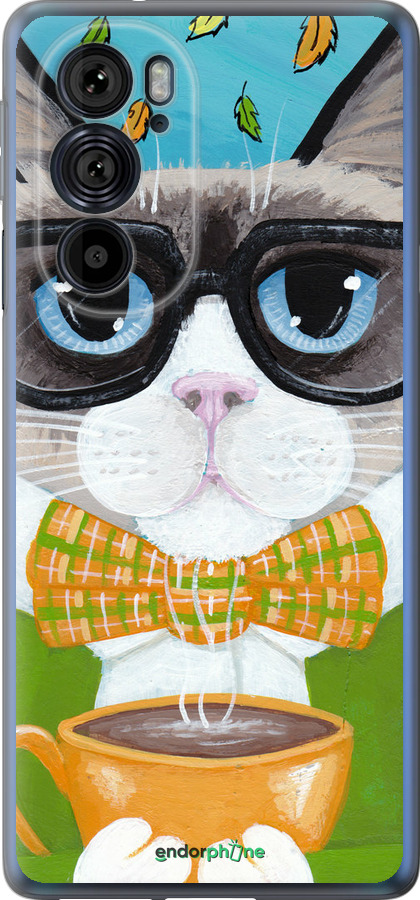 Силиконовый чехол Cat&Coffee для Motorola Edge 30 Pro - 4053u-2826 изображение 