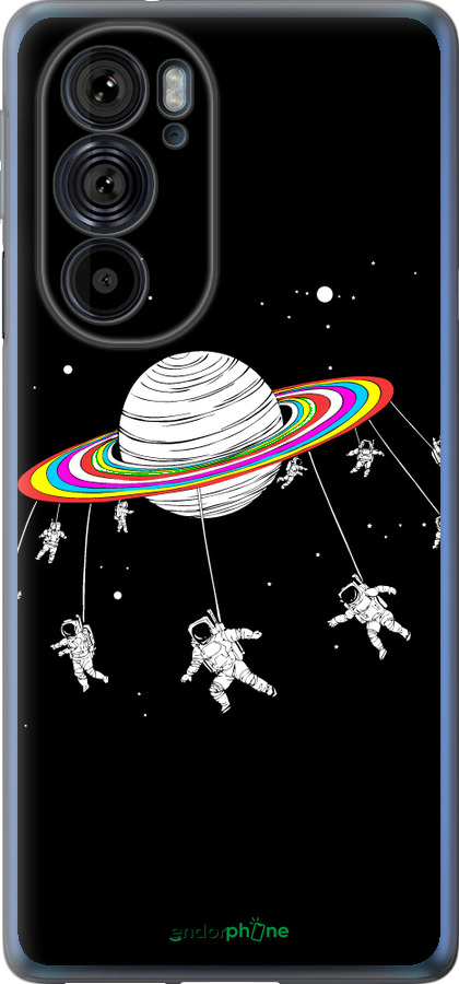 Силиконовый чехол Лунная карусель для Motorola Edge 30 Pro - 4136u-2826 изображение 