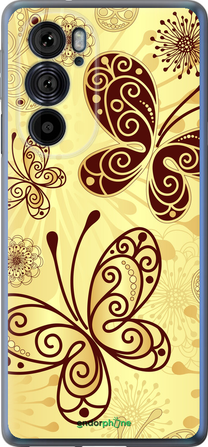 Силиконовый чехол Красивые бабочки для Motorola Edge 30 Pro - 4170u-2826 изображение 