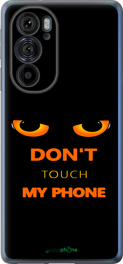Силиконовый чехол Don't touch the phone для Motorola Edge 30 Pro - 4261u-2826 изображение 