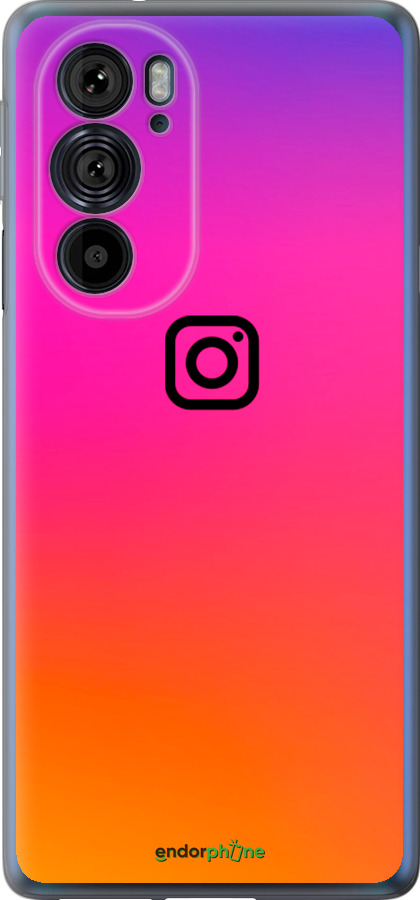 Силиконовый чехол Instagram для Motorola Edge 30 Pro - 4273u-2826 изображение 