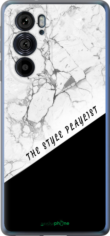 Силиконовый чехол The style playlist для Motorola Edge 30 Pro - 4308u-2826 изображение 