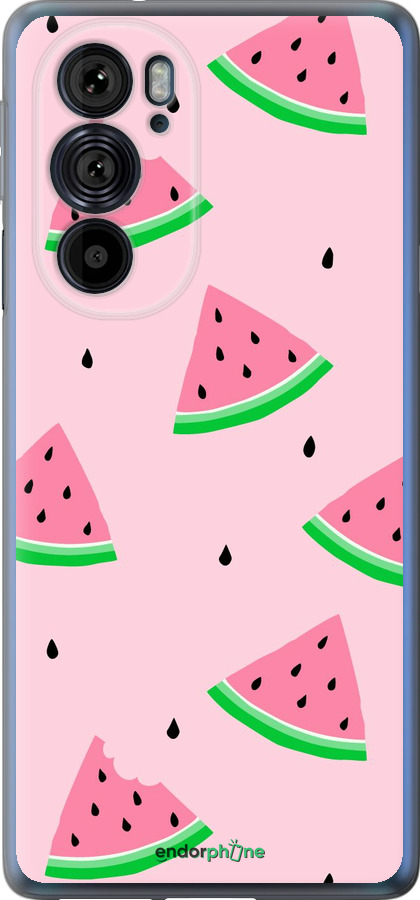 Силиконовый чехол Розовый арбуз для Motorola Edge 30 Pro - 4314u-2826 изображение 