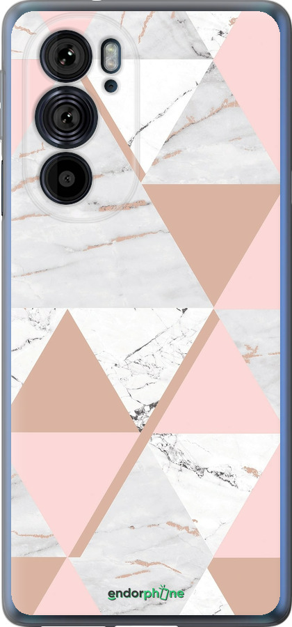 Силиконовый чехол Мраморная симметрия для Motorola Edge 30 Pro - 4344u-2826 изображение 