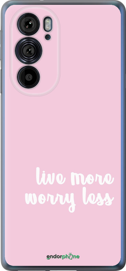 Силиконовый чехол Живи больше для Motorola Edge 30 Pro - 4347u-2826 изображение 