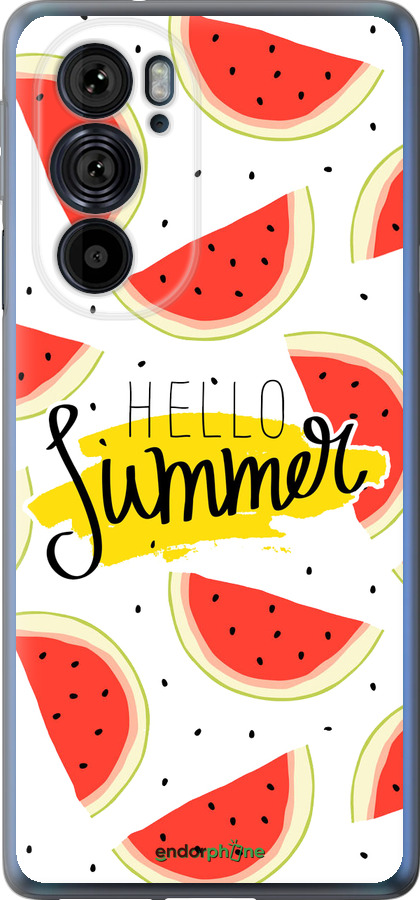 Силиконовый чехол Hello Summer для Motorola Edge 30 Pro - 4356u-2826 изображение 