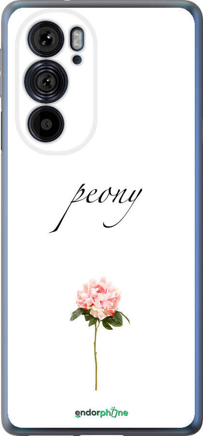 Силіконовий чехол Півонія для Motorola Edge 30 Pro - 4366u-2826 изображение 
