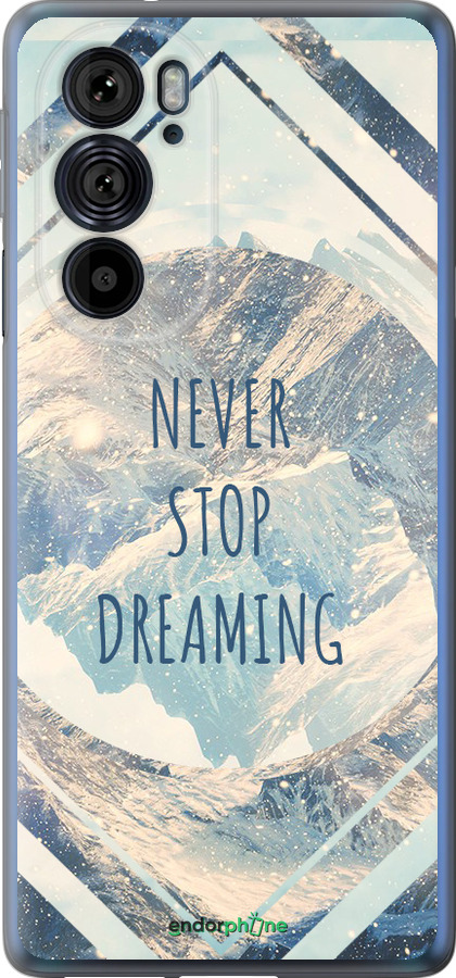 Силиконовый чехол Мечтать для Motorola Edge 30 Pro - 4379u-2826 изображение 